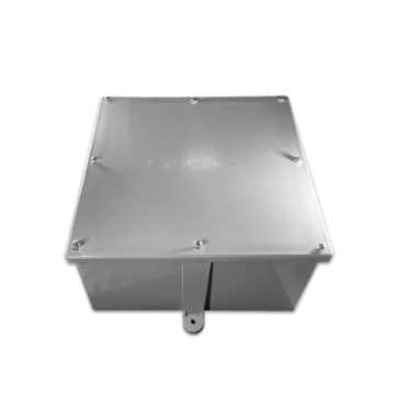 CANTEX Rigid PVC 12 in 12 in Molded Junction Box