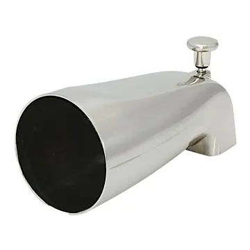 EZ-FLO Tub Nose Diverter Spout (Brushed Nickel)