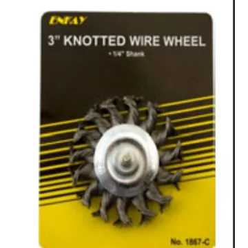 Enkay 1/4 in 3 in Knotted Wire Wheel Brush