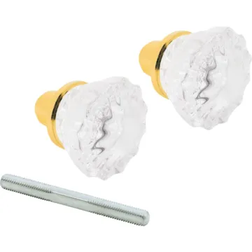 DEFENDER SECURITY Defender Security Crystal Hall & Closet Door Knob