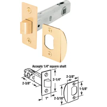 DEFENDER SECURITY Defender Security Privacy/Passage Tubular Latch