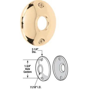 DEFENDER SECURITY Defender Security 2-1/4 In. Replacement Door Knob Rose