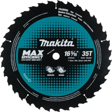 Makita 35T Carbide‑Tipped Max Efficiency Circular Saw Blade - 16-5/16 in.