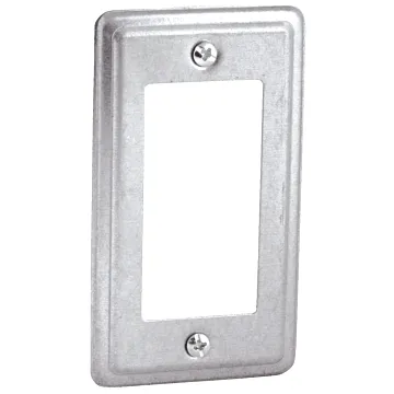 Southwire 1 Gang Steel GFCI or Decorator Opening Handy Box Cover