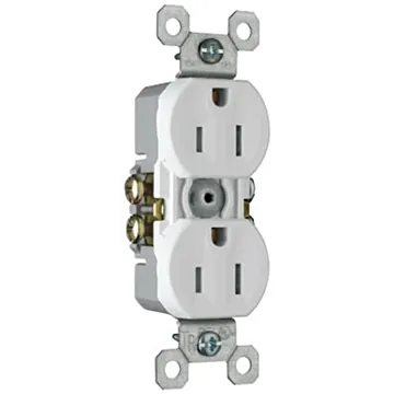 Pass & Seymour Trademaster® TR WR DUP REC 15A/125V W