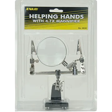 Enkay 2-1/2 in Helping Hand with Magnifying Glass