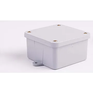 CANTEX Rigid PVC 4 in 4 in Molded Junction Box