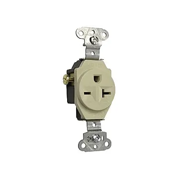 Pass & Seymour CC SPEC SNGL RECEPT 20A 250V IV