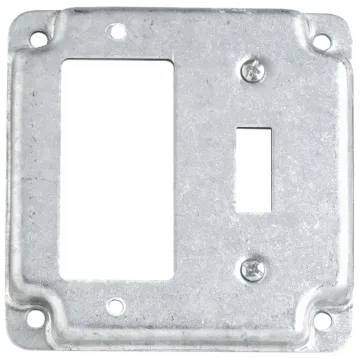 Southwire GFI Outlet and Toggle Switch Square Device Cover - 4 in. x 4 in.