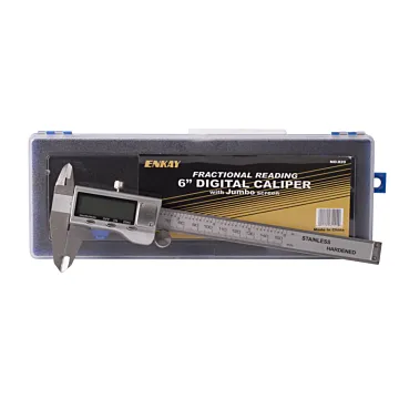 Enkay 6 in SS Digital Caliper with Fractional Reading