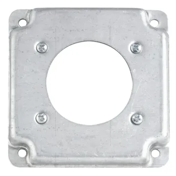 Thomas & Betts Steel Dryer/Range Receptacle Square Box Surface Cover (Silver)