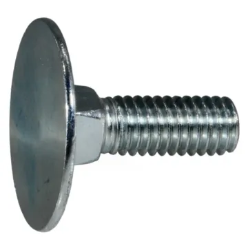 Midwest Fastener 3/8"-16 x 1-1/4" Elevator Bolt, Coarse Thread, Zinc