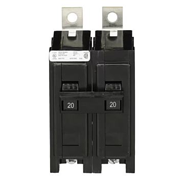 Eaton Type BAB Two Pole Thermal Magnetic Circuit Breaker - 15 A