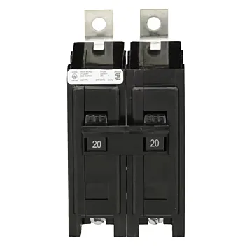 Eaton Type BAB Two Pole Thermal Magnetic Circuit Breaker - 15 A
