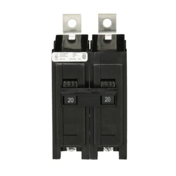 Eaton Type BAB Two Pole Thermal Magnetic Circuit Breaker - 20 A