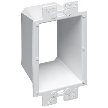 Arlington Industries 2.313 in Plastic White Electrical Box Extender