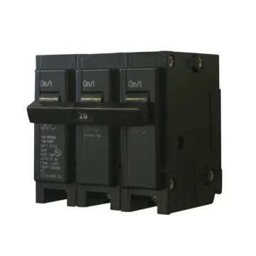Eaton Type BR 3-Pole 1 in. Plug-On Circuit Breaker - 20 A