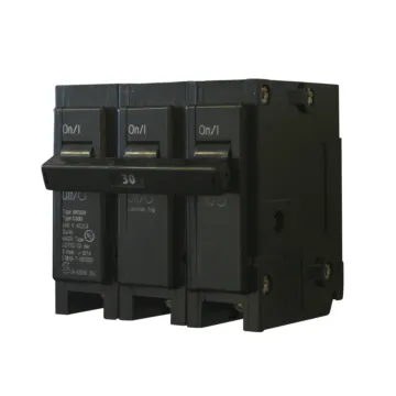 Eaton Type BR 3-Pole 1 in. Plug-On Circuit Breaker - 30 A