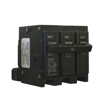 Eaton Type BR 3-Pole 1 in. Plug-On Circuit Breaker - 50 A