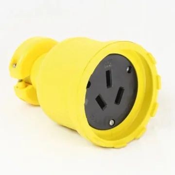 KH Industries Inc 125/250 VAC 50 A Neoprene Rubber Flip Seal Connector