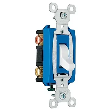 Pass & Seymour Commercial Specification Grade Switch, White