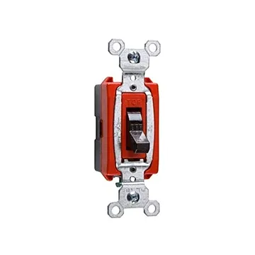 Pass & Seymour Commercial Specification Grade Switch, Brown