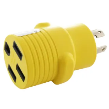 AC WORKS Adapter NEMA L14-30P 30A 4-Prong Plug to NEMA 14-50R 50A 125/250V Connector