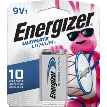 Energizer Ultimate Lithium 9V Batteries (1 Pack)