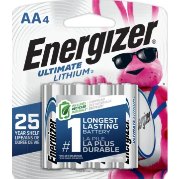 Energizer Ultimate Lithium AA Batteries (4 Pack)