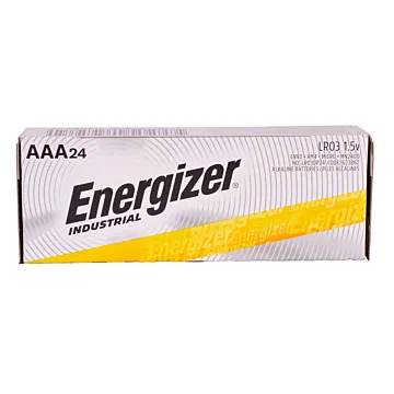Energizer Industrial AAA Alkaline Battery, 24-Pack