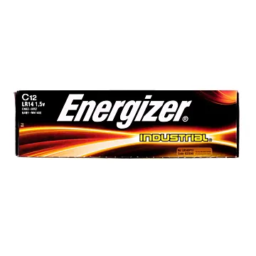 Energizer Industrial C Alkaline Batteries, 12 Pack
