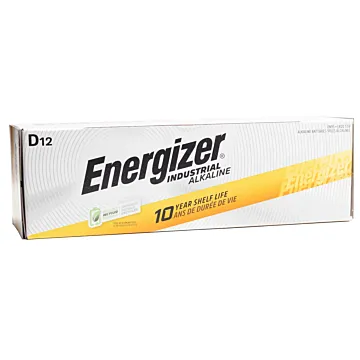 Energizer Industrial D Alkaline Battery (12 Pack)