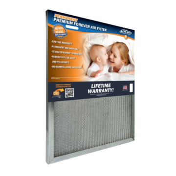 AIRCARE Washable & Reusable Electrostatic Air Filter - 20 in. x 20 in. x 1 in.