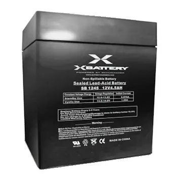 Interstate All Battery Power Patrol Rechargeable Security System Battery 12V 5A