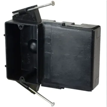 Allied Moulded Poly Nail-On New Work Outlet Box 23.5 cu in