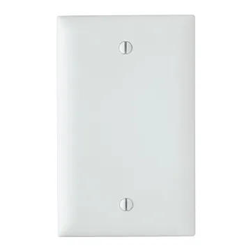 Pass & Seymour TradeMaster 1-Gang Nylon Blank Wall Plate (White)