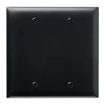Pass & Seymour TradeMaster® 2-Gang Nylon Wall Plate (Black)