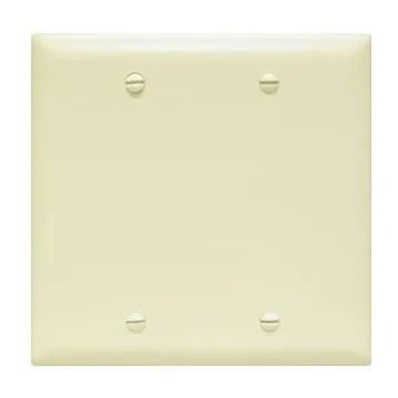 Pass & Seymour TradeMaster® 2-Gang Nylon Wall Plate (Ivory)