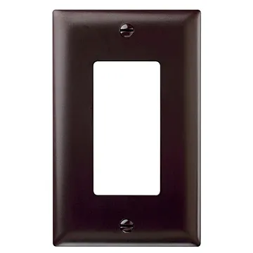 Pass & Seymour TradeMaster® 1-Gang Nylon Decorator Opening Wall Plate (Brown)