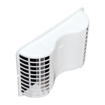 Deflect-O 4" White Plastic Eave Vent