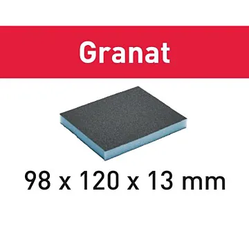 Festool Abrasive sponge 98x120x13 60 GR/6 Granat