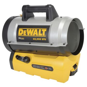 DEWALT Cordless Propane Forced Air Heater (Bare Tool) 68,000 BTU