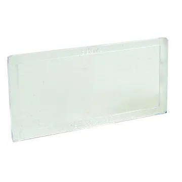Best Welds® 2 x 4-1/4 in Polycarbonate Clear Rectangular Impact Resistant Magnifier Plate