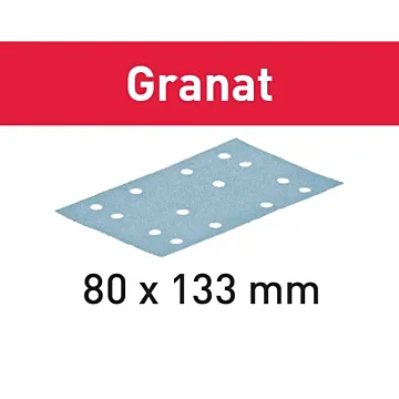 Festool Grit Abrasives STF 80x133 P120 GR/100 Granat