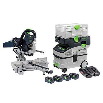 Festool Miter Saw 18V Combo Vac Kit