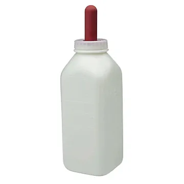Little Giant Products 2 qt Size Polyethylene Plastic 4-1/4 in Square Nursing Bottle
