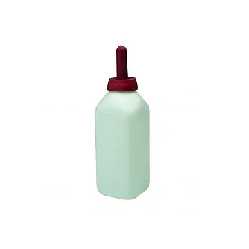 Little Giant Products 2 qt Size Polyethylene Plastic 4-1/4 in Square Nursing Bottle
