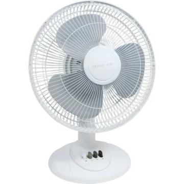 Denali Aire 3-Speed Oscillating Table Fan (White) 12 in.