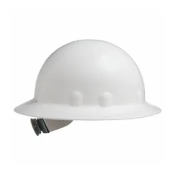 Fibre-Well by Honeywell E2RW01A000 Cap Style Superlectric Thermoplastic White E1 Full Brim Hard Cap