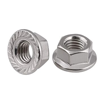 Titan™ M6 Steel Zinc Plated Flange Nut